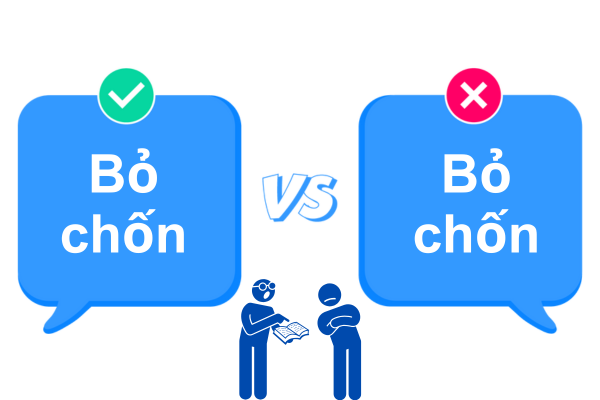 Bỏ chốn hay bỏ trốn