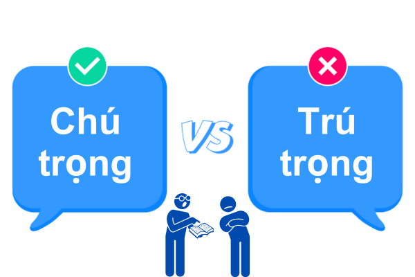 Chú trọng hay trú trọng
