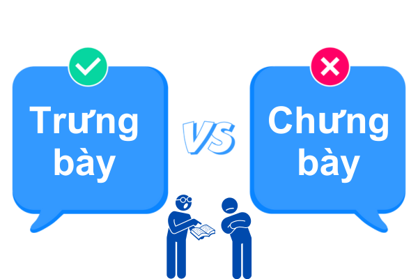 Chưng bày hay trưng bày
